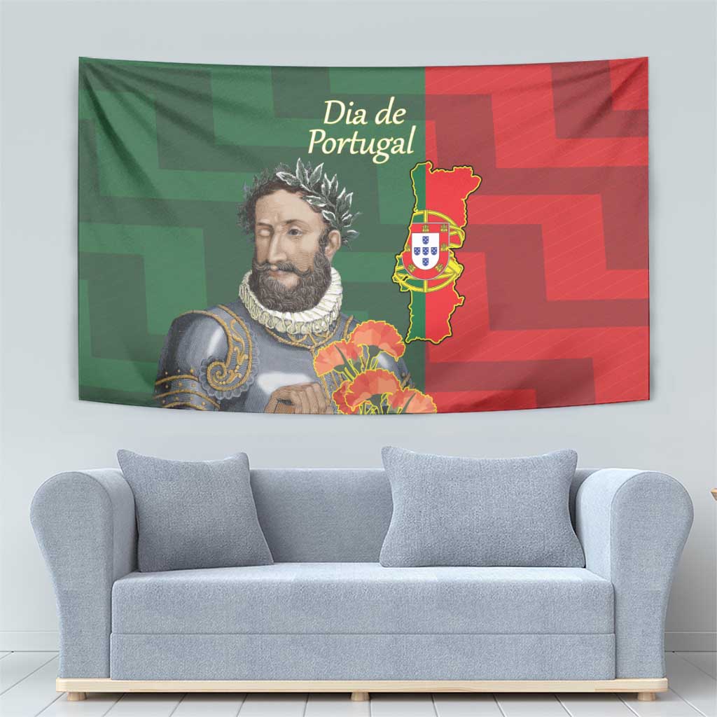 Portugal Day 10th June Tapestry Luis de Camoes Dia da Portugal
