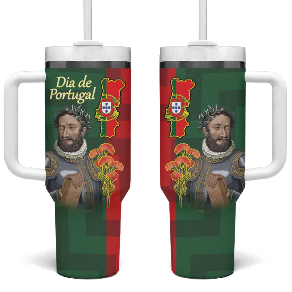Portugal Day 10th June Tumbler With Handle Luis de Camoes Dia da Portugal