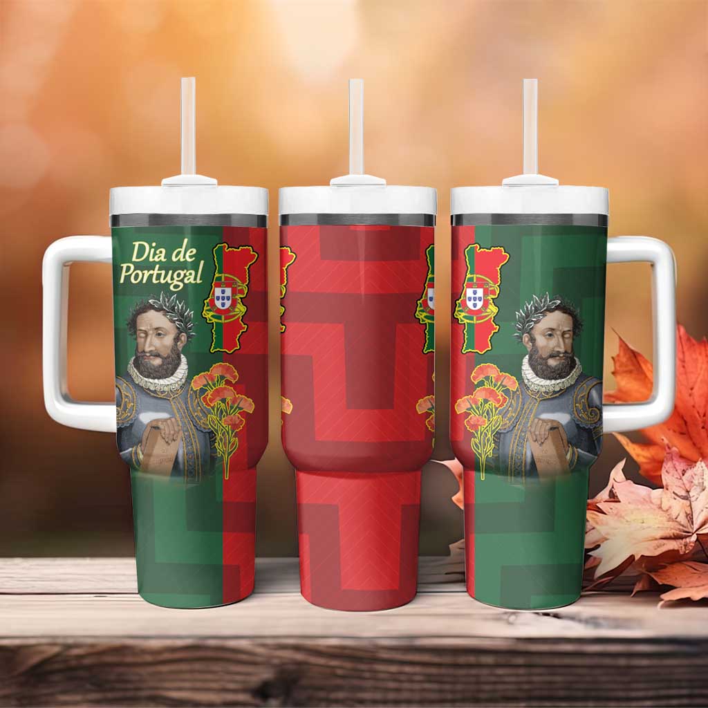 Portugal Day 10th June Tumbler With Handle Luis de Camoes Dia da Portugal