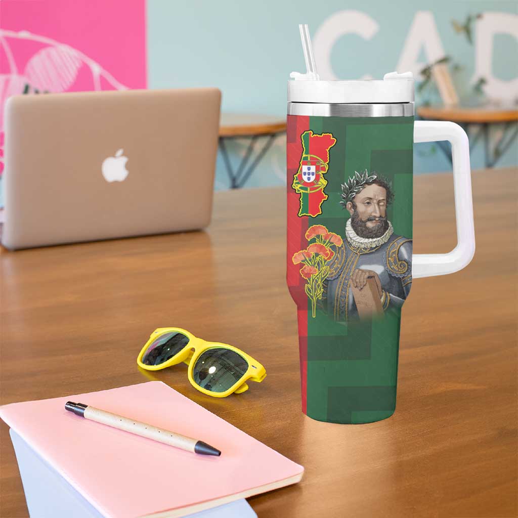 Portugal Day 10th June Tumbler With Handle Luis de Camoes Dia da Portugal
