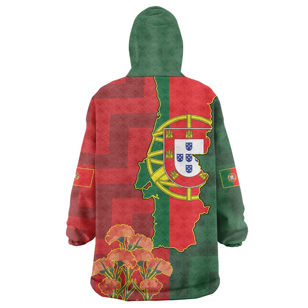 Portugal Day 10th June Wearable Blanket Hoodie Luis de Camoes Dia da Portugal