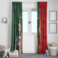 Portugal Day 10th June Window Curtain Luis de Camoes Dia da Portugal