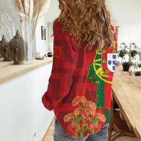 Portugal Day 10th June Women Casual Shirt Luis de Camoes Dia da Portugal