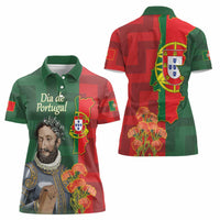 Portugal Day 10th June Women Polo Shirt Luis de Camoes Dia da Portugal