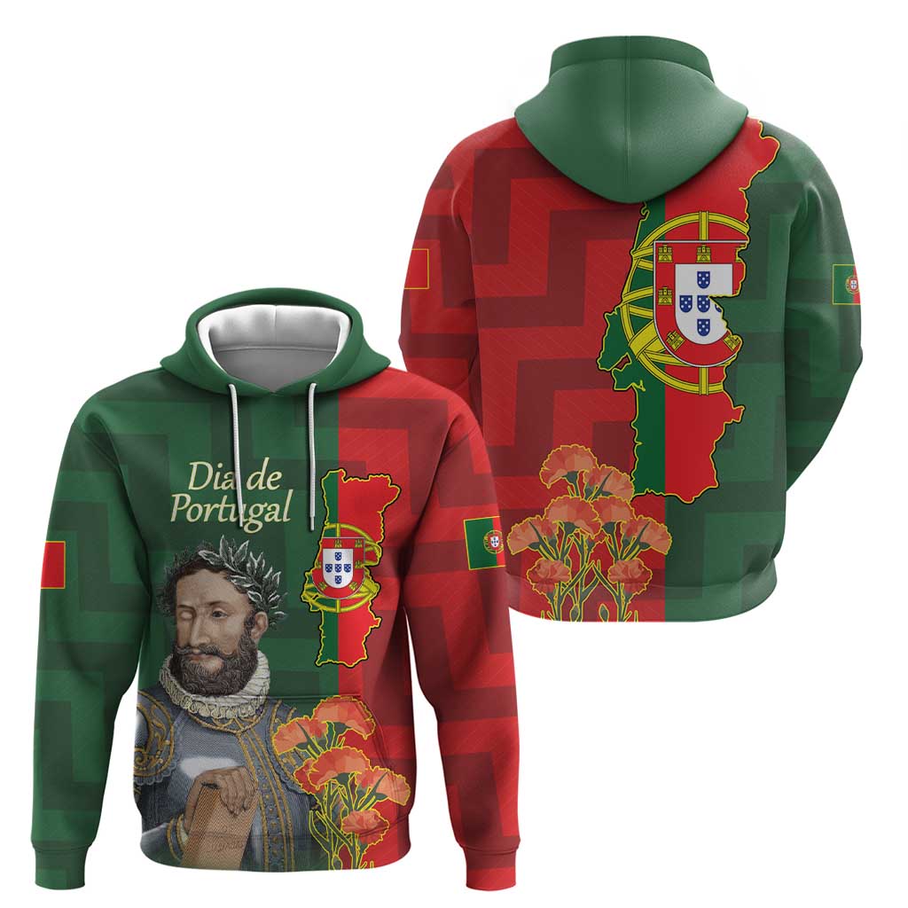 Portugal Day 10th June Zip Hoodie Luis de Camoes Dia da Portugal