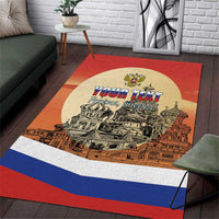 Personalized Russia Day 12th June Area Rug Red Square Moscow