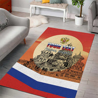 Personalized Russia Day 12th June Area Rug Red Square Moscow