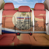 Personalized Russia Day 12th June Back Car Seat Cover Red Square Moscow