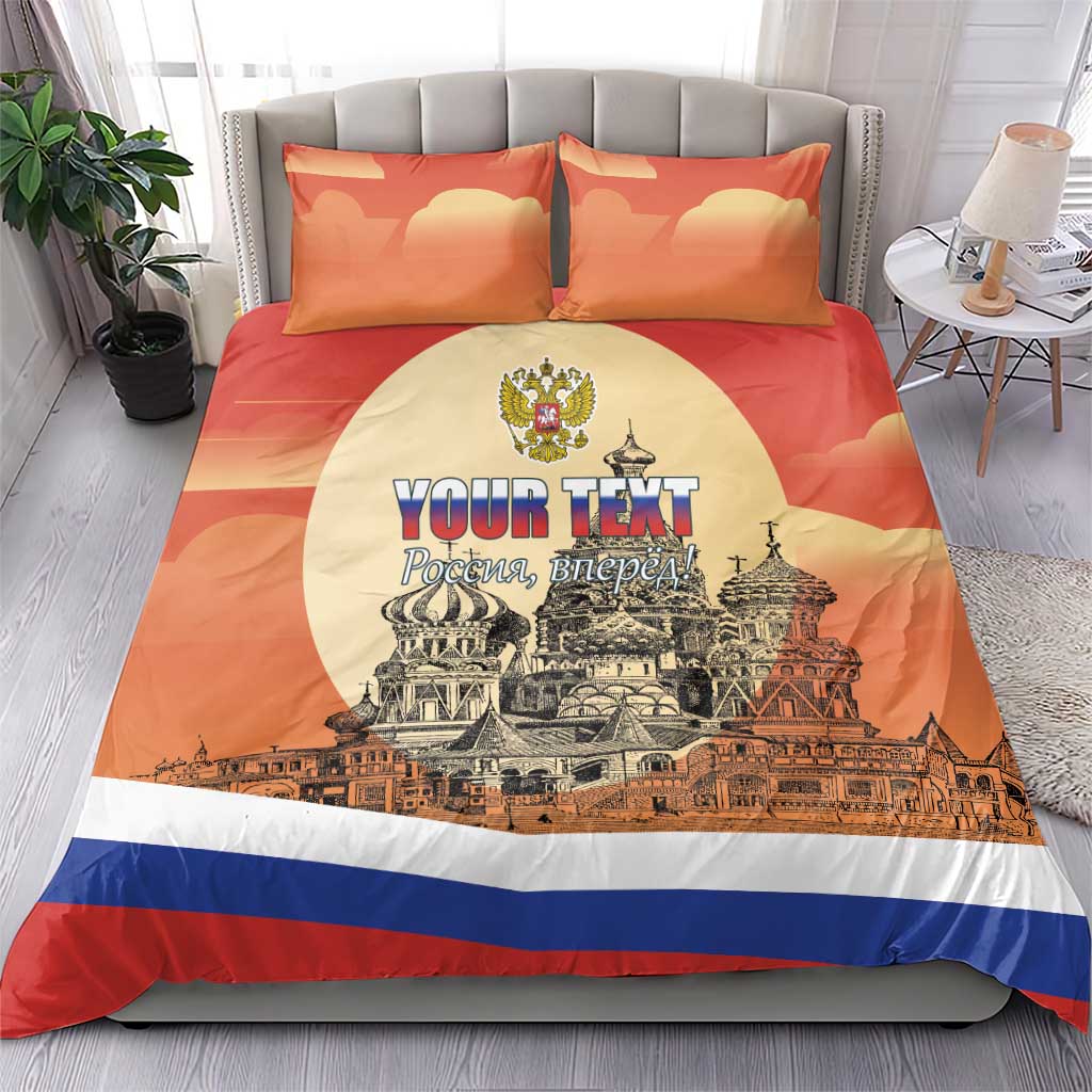 Personalized Russia Day 12th June Bedding Set Red Square Moscow