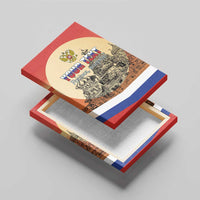 Personalized Russia Day 12th June Canvas Wall Art Red Square Moscow