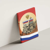 Personalized Russia Day 12th June Canvas Wall Art Red Square Moscow