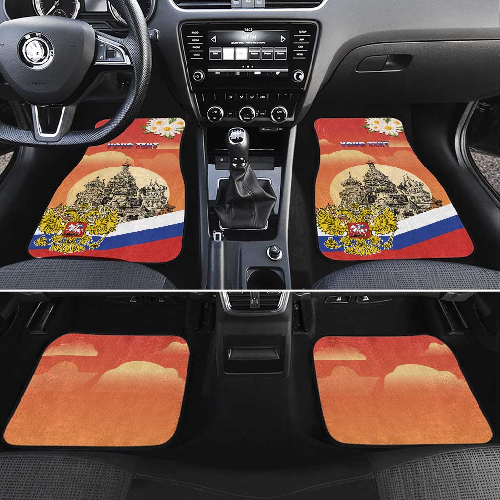 Personalized Russia Day 12th June Car Mats Red Square Moscow