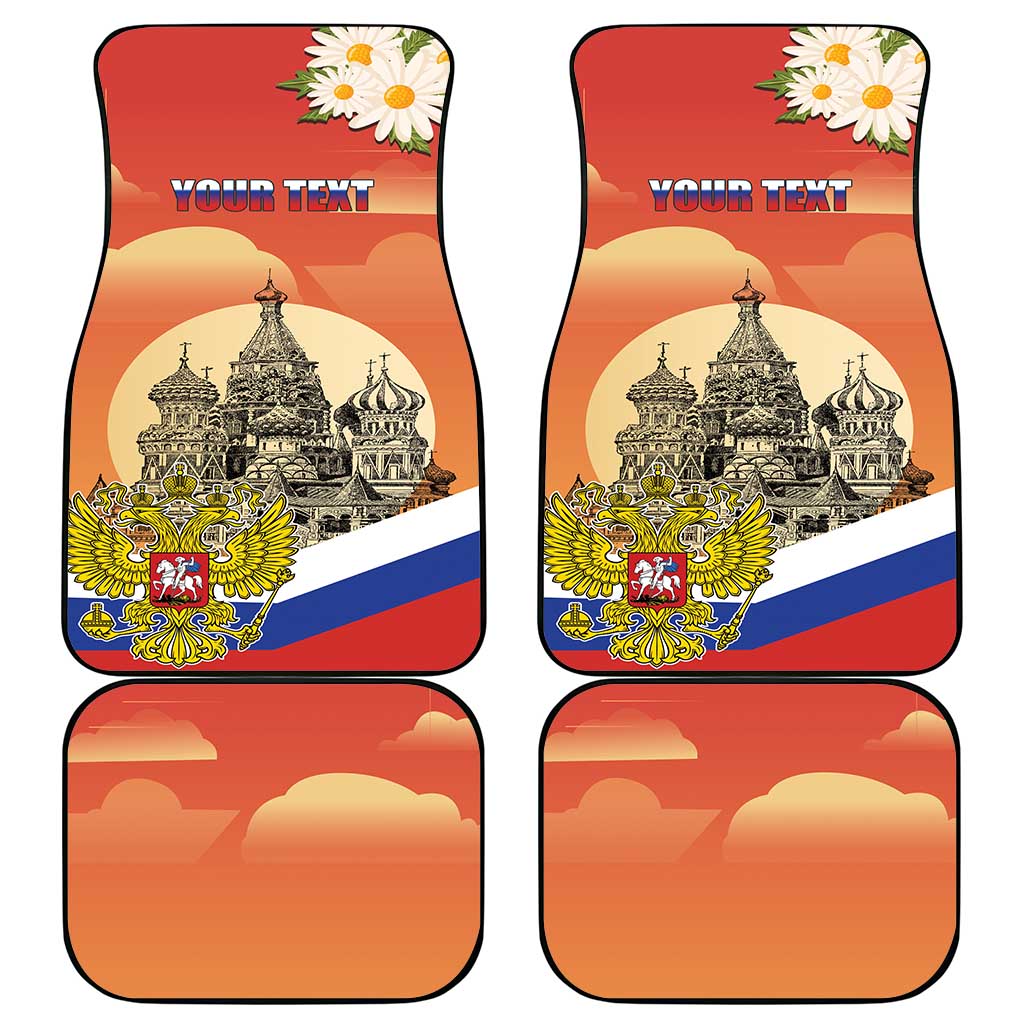 Personalized Russia Day 12th June Car Mats Red Square Moscow