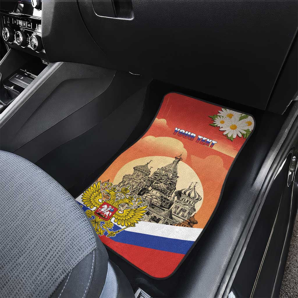 Personalized Russia Day 12th June Car Mats Red Square Moscow
