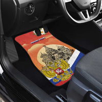 Personalized Russia Day 12th June Car Mats Red Square Moscow