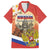 Personalized Russia Day 12th June Family Matching Off Shoulder Short Dress and Hawaiian Shirt Red Square Moscow