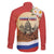 Personalized Russia Day 12th June Family Matching Off Shoulder Short Dress and Hawaiian Shirt Red Square Moscow
