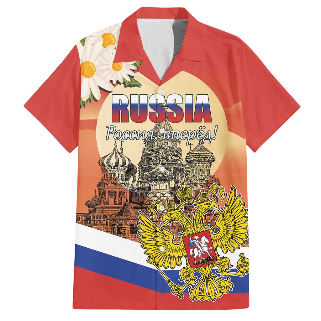 Personalized Russia Day 12th June Family Matching Summer Maxi Dress and Hawaiian Shirt Red Square Moscow