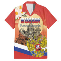 Personalized Russia Day 12th June Family Matching Summer Maxi Dress and Hawaiian Shirt Red Square Moscow