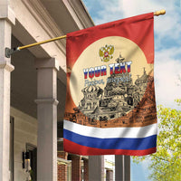 Personalized Russia Day 12th June Garden Flag Red Square Moscow