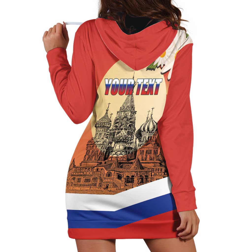 Personalized Russia Day 12th June Hoodie Dress Red Square Moscow