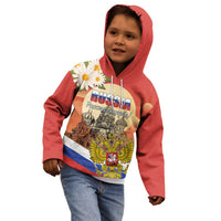 Personalized Russia Day 12th June Kid Hoodie Red Square Moscow