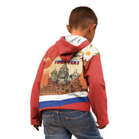Personalized Russia Day 12th June Kid Hoodie Red Square Moscow