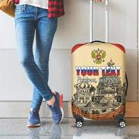 Personalized Russia Day 12th June Luggage Cover Red Square Moscow