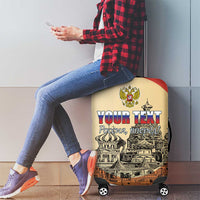 Personalized Russia Day 12th June Luggage Cover Red Square Moscow