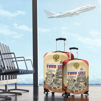Personalized Russia Day 12th June Luggage Cover Red Square Moscow