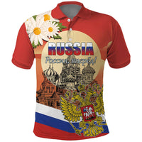 Personalized Russia Day 12th June Polo Shirt Red Square Moscow