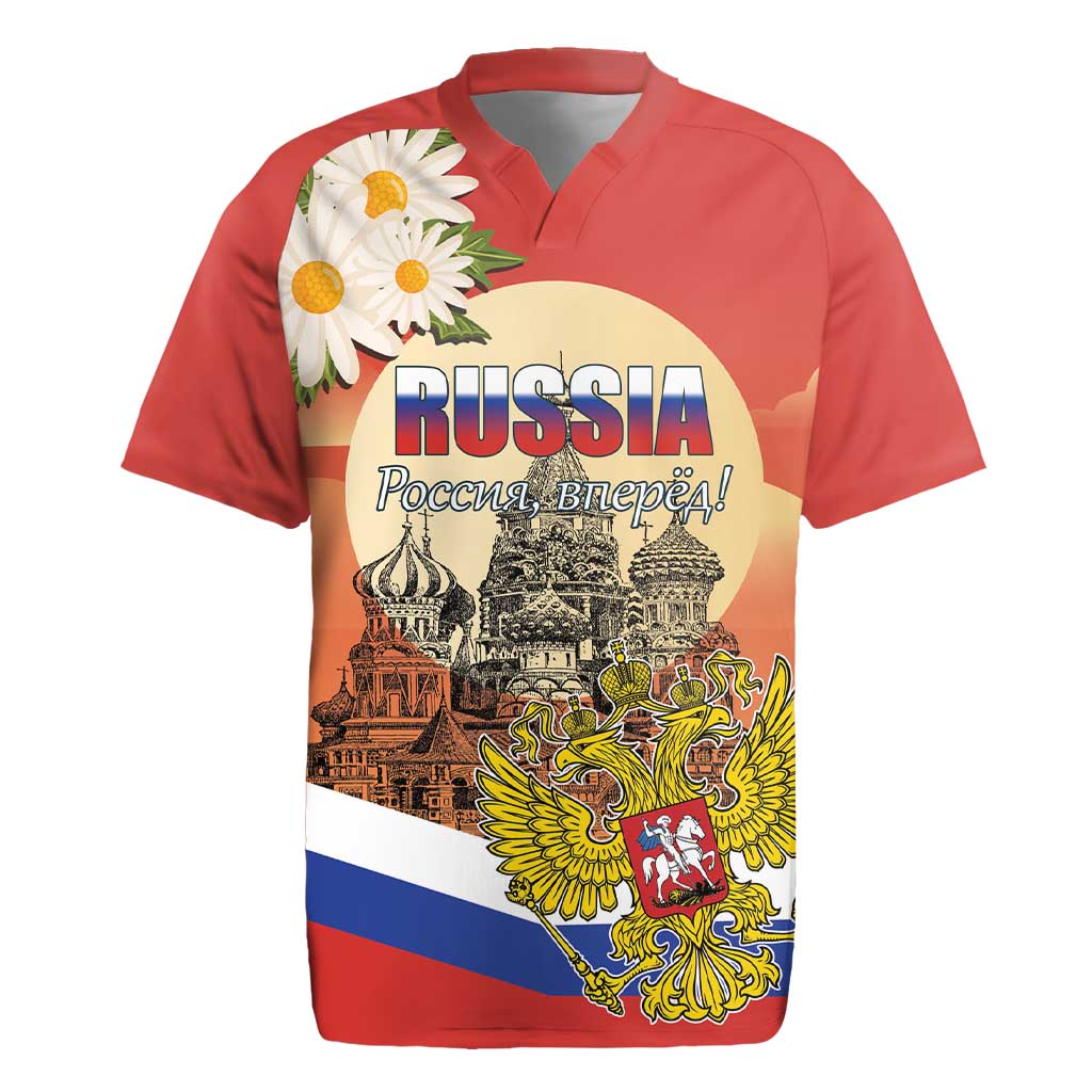 Personalized Russia Day 12th June Rugby Jersey Red Square Moscow