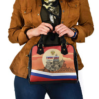Personalized Russia Day 12th June Shoulder Handbag Red Square Moscow