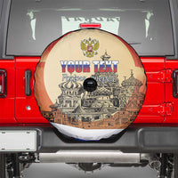 Personalized Russia Day 12th June Spare Tire Cover Red Square Moscow