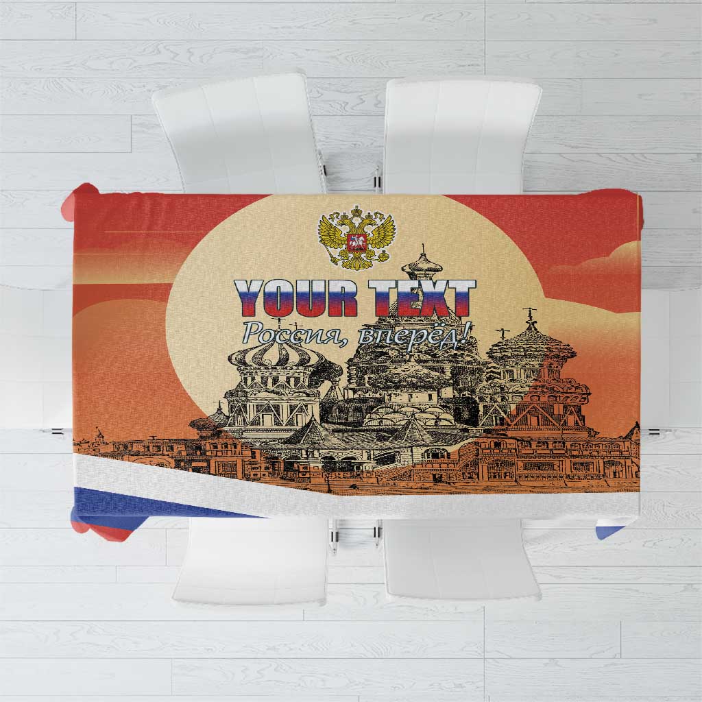 Personalized Russia Day 12th June Tablecloth Red Square Moscow