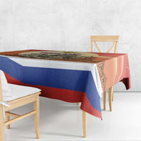Personalized Russia Day 12th June Tablecloth Red Square Moscow