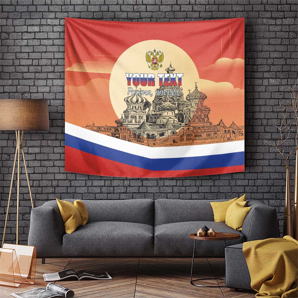 Personalized Russia Day 12th June Tapestry Red Square Moscow