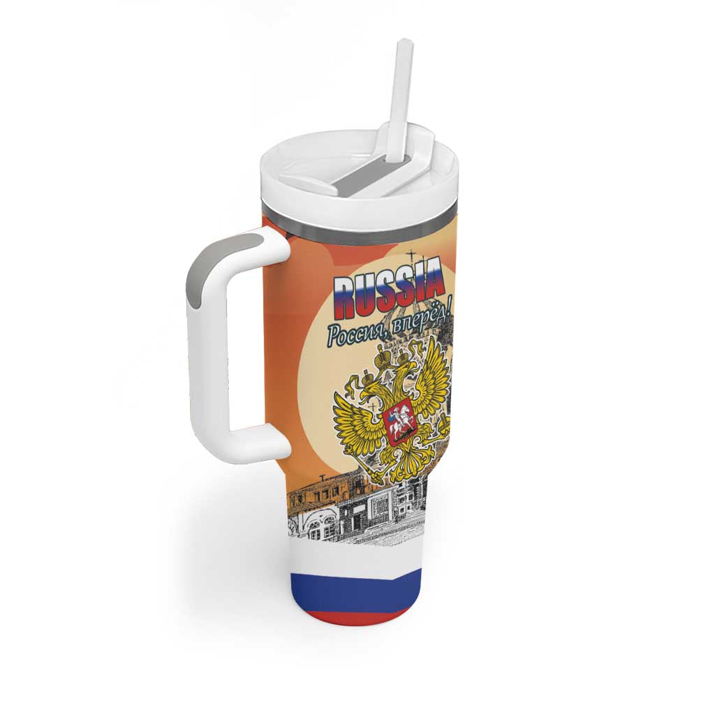 Personalized Russia Day 12th June Tumbler With Handle Red Square Moscow