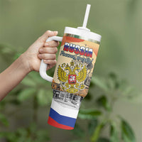 Personalized Russia Day 12th June Tumbler With Handle Red Square Moscow