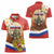Personalized Russia Day 12th June Women Polo Shirt Red Square Moscow