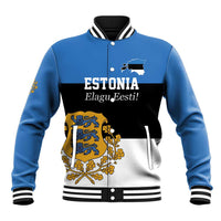 Personalized Estonia Flag Day 4 June Baseball Jacket Elagu Esti!
