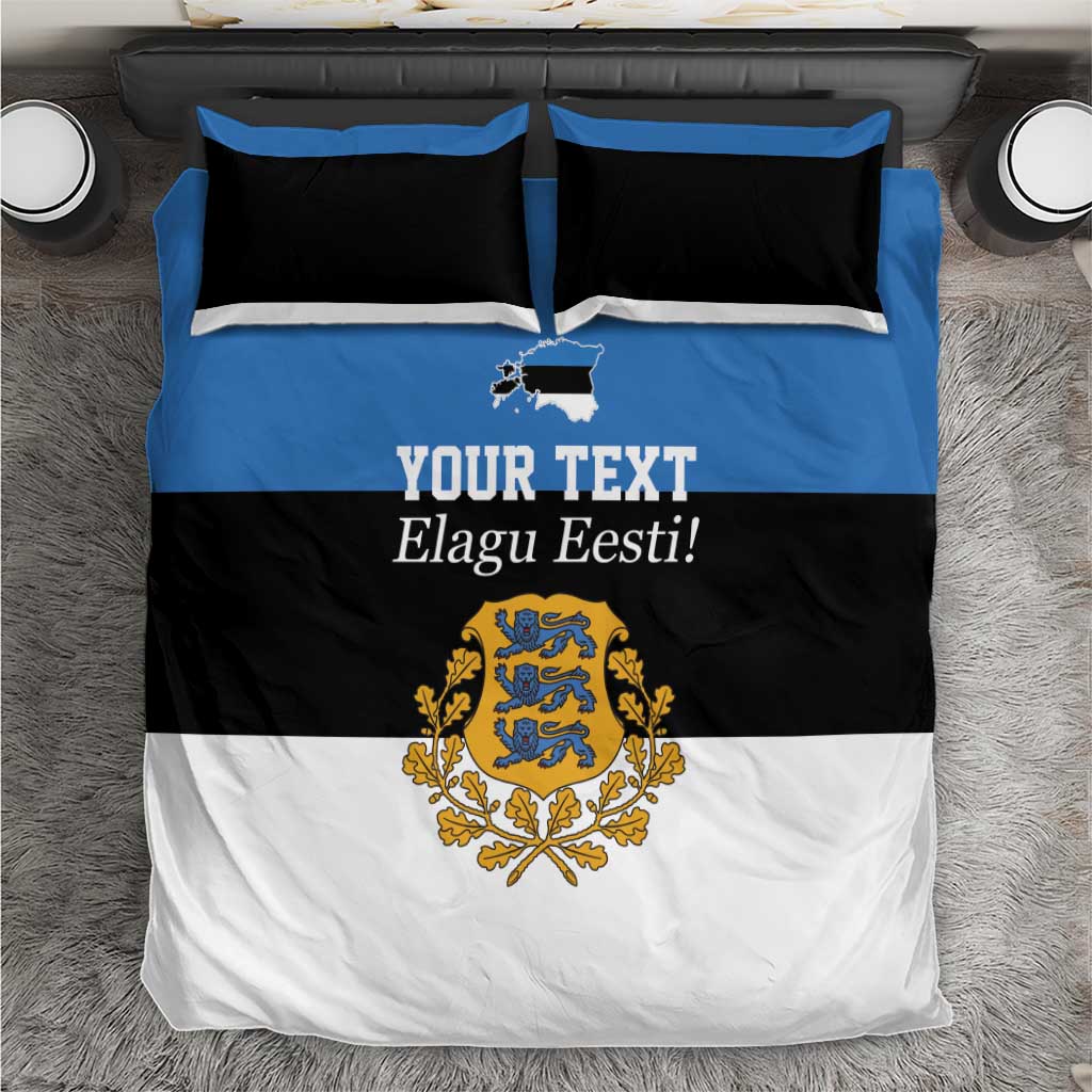 Personalized Estonia Flag Day 4 June Bedding Set Elagu Esti!