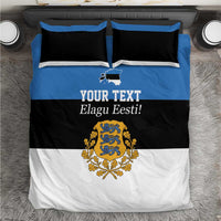 Personalized Estonia Flag Day 4 June Bedding Set Elagu Esti!