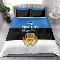 Personalized Estonia Flag Day 4 June Bedding Set Elagu Esti!