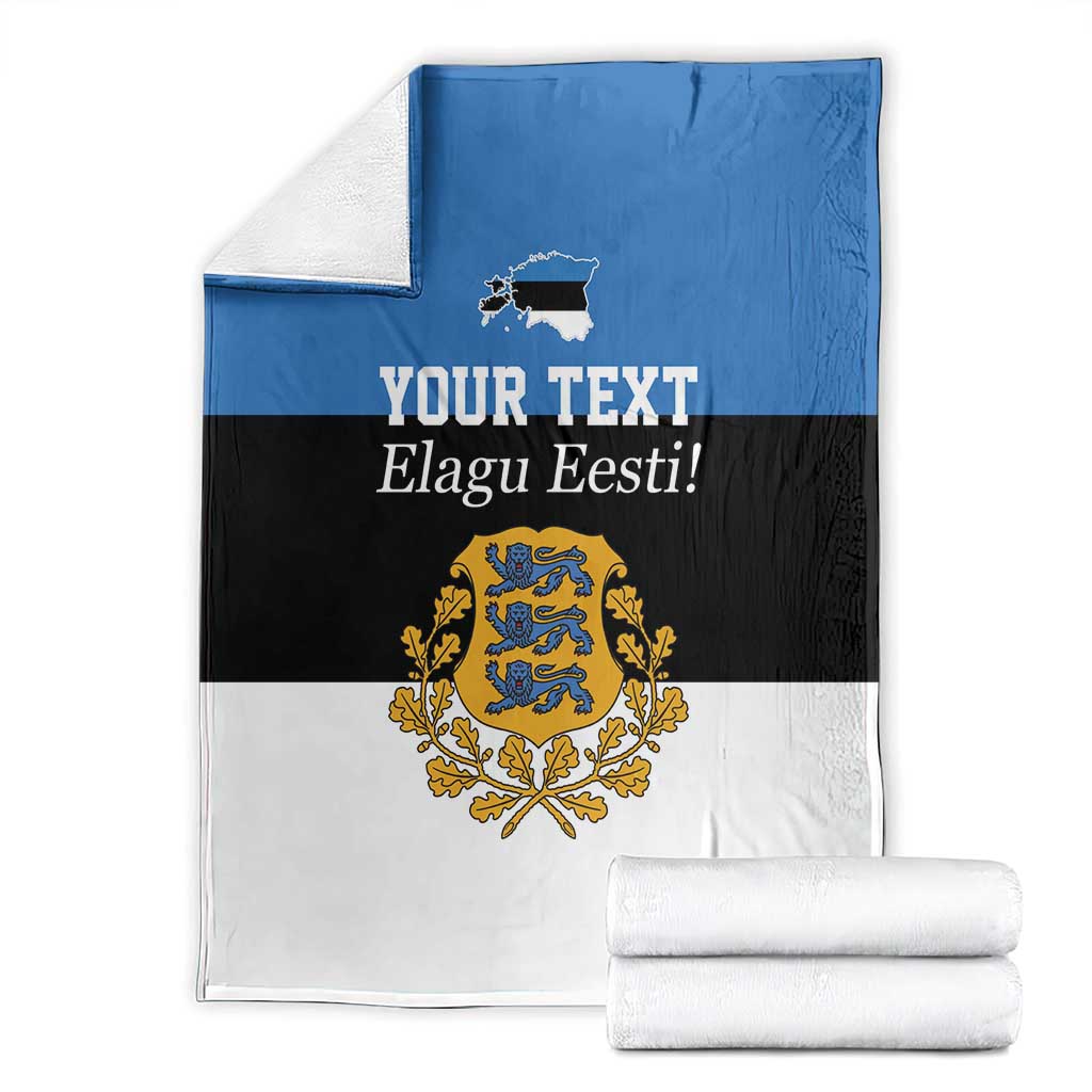 Personalized Estonia Flag Day 4 June Blanket Elagu Esti!