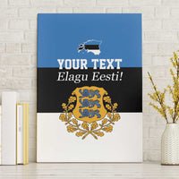 Personalized Estonia Flag Day 4 June Canvas Wall Art Elagu Esti!