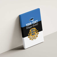 Personalized Estonia Flag Day 4 June Canvas Wall Art Elagu Esti!