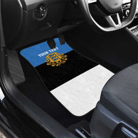 Personalized Estonia Flag Day 4 June Car Mats Elagu Esti!