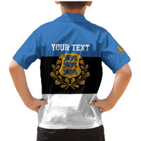 Personalized Estonia Flag Day 4 June Family Matching Mermaid Dress and Hawaiian Shirt Elagu Esti!