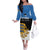 Personalized Estonia Flag Day 4 June Family Matching Off The Shoulder Long Sleeve Dress and Hawaiian Shirt Elagu Esti!